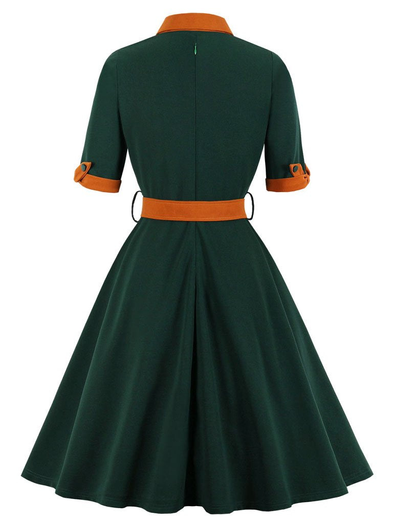 Emerald green 50s outlet dress