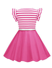 Load image into Gallery viewer, Kids Little Girls&#39; Dress Butterfly Sleeve 1950S Vintage Dress