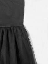 Load image into Gallery viewer, 1950S Black Spaghetti Strap Vintage Swing Party Dress