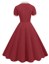 Load image into Gallery viewer, Yellow Sweet Heart Puff Sleeve 1950S Vintage Dress