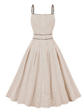 Load image into Gallery viewer, 1950S Blue Polka Dots Vintage Swing Dress