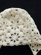 Load image into Gallery viewer, Retro White Crocheted Hollow Knitted Tassel Pullover Hat