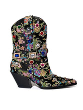 Load image into Gallery viewer, 15CM Luxury Embroidered Rivet Chunky High Heels Platform Boot Vintage Shoes