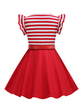 Load image into Gallery viewer, Kids Little Girls&#39; Dress Butterfly Sleeve 1950S Vintage Dress