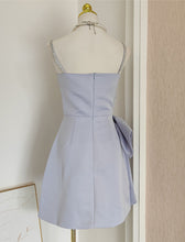 Load image into Gallery viewer, Lilac Rhinestones Spaghetti Strap Gown Party Dress