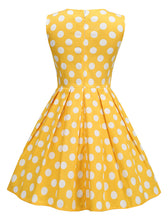 Load image into Gallery viewer, Kids Little Girls&#39; Dress Polka Dots 1950S Vintage Dress