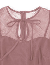 Load image into Gallery viewer, Nude Pink Mesh 1950S Vintage Swing Dress