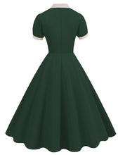 Load image into Gallery viewer, Yellow Sweet Heart Puff Sleeve 1950S Vintage Dress