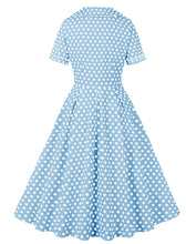 Load image into Gallery viewer, Green Sweet Polka Dots 1950S Vintage Swing Dress