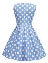 Load image into Gallery viewer, Kids Little Girls&#39; Dress Polka Dots 1950S Vintage Dress