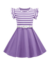 Load image into Gallery viewer, Kids Little Girls&#39; Dress Butterfly Sleeve 1950S Vintage Dress