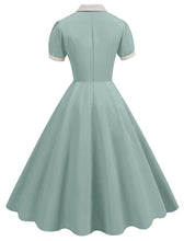 Load image into Gallery viewer, Yellow Sweet Heart Puff Sleeve 1950S Vintage Dress