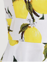 Load image into Gallery viewer, Light Yellow Lemon Sleeveless Audrey Hepburn Style 1950S Vintage Dress