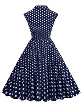 Load image into Gallery viewer, Pink Polka Dots Sleeveless 1950S Vintage Shirt Swing Dress