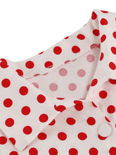 Load image into Gallery viewer, Pink Polka Dots Sleeveless 1950S Vintage Shirt Swing Dress