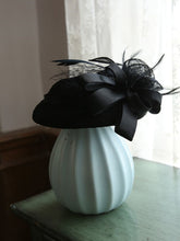 Load image into Gallery viewer, Big Bow Tulle Vintage Lace 1950S Hat