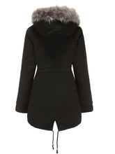 Load image into Gallery viewer, Women&#39;s Parka Coat Street Daily Plush Winter Coat Solid Color Oversized Fur Warm Coat