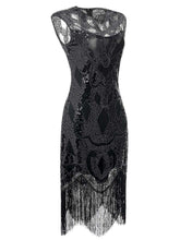 Load image into Gallery viewer, 5 Colors 1920s Sequined Flapper Dress