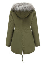 Load image into Gallery viewer, Women&#39;s Parka Coat Street Daily Plush Winter Coat Solid Color Oversized Fur Warm Coat